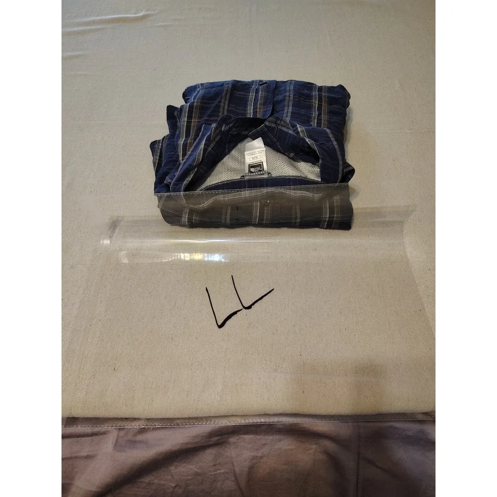 The North Face Mens‎ Plaid Long Sleeve Button Up Shirt XL Pockets LL